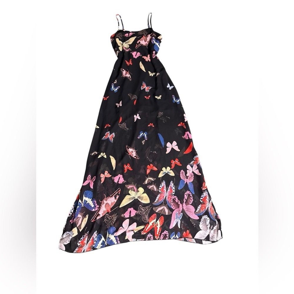 Vintage 90s Parisian butterfly dress, small